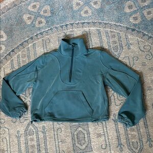 BNWOT Lululemon Teal Quarter-Zip Pullover